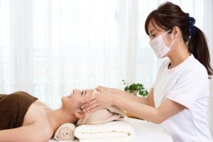 フェイシャルマッサージ　講習2